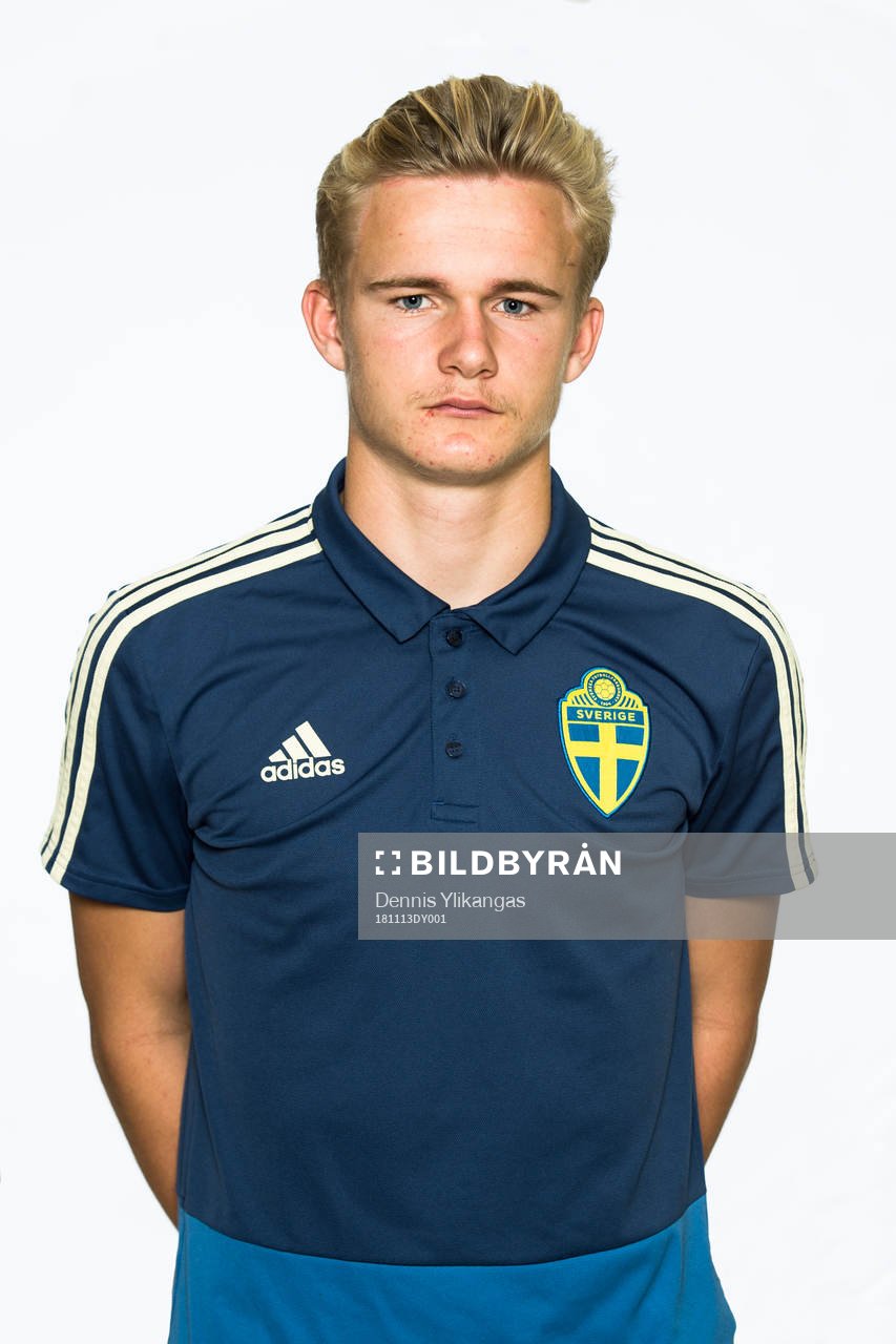 Daniel Strinnholm i P17-landslaget