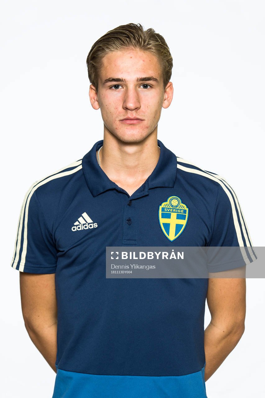Fredrik Hammar i P17-landslaget