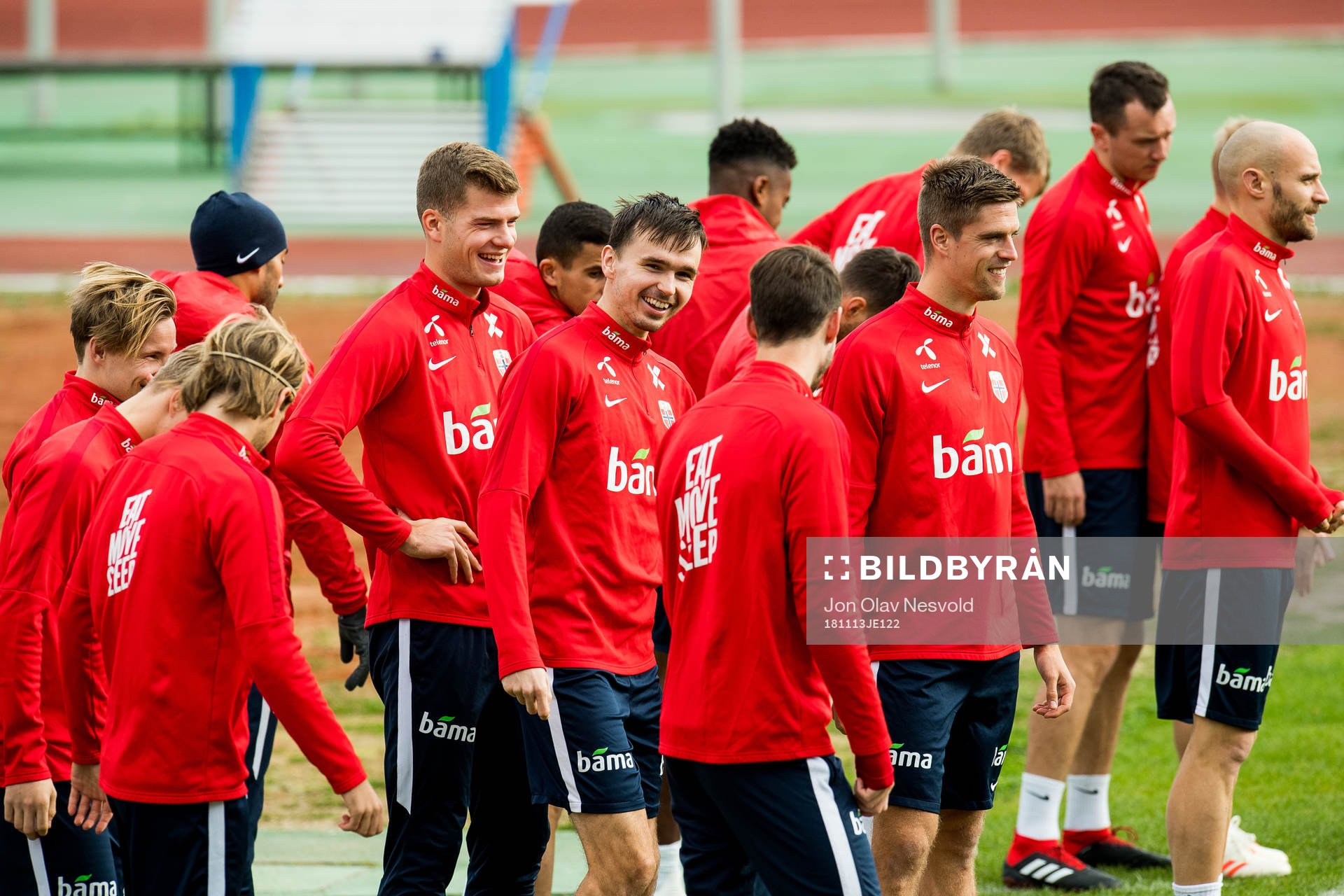 Alexander Sørloth, Ole Kristian Selnæs and Markus