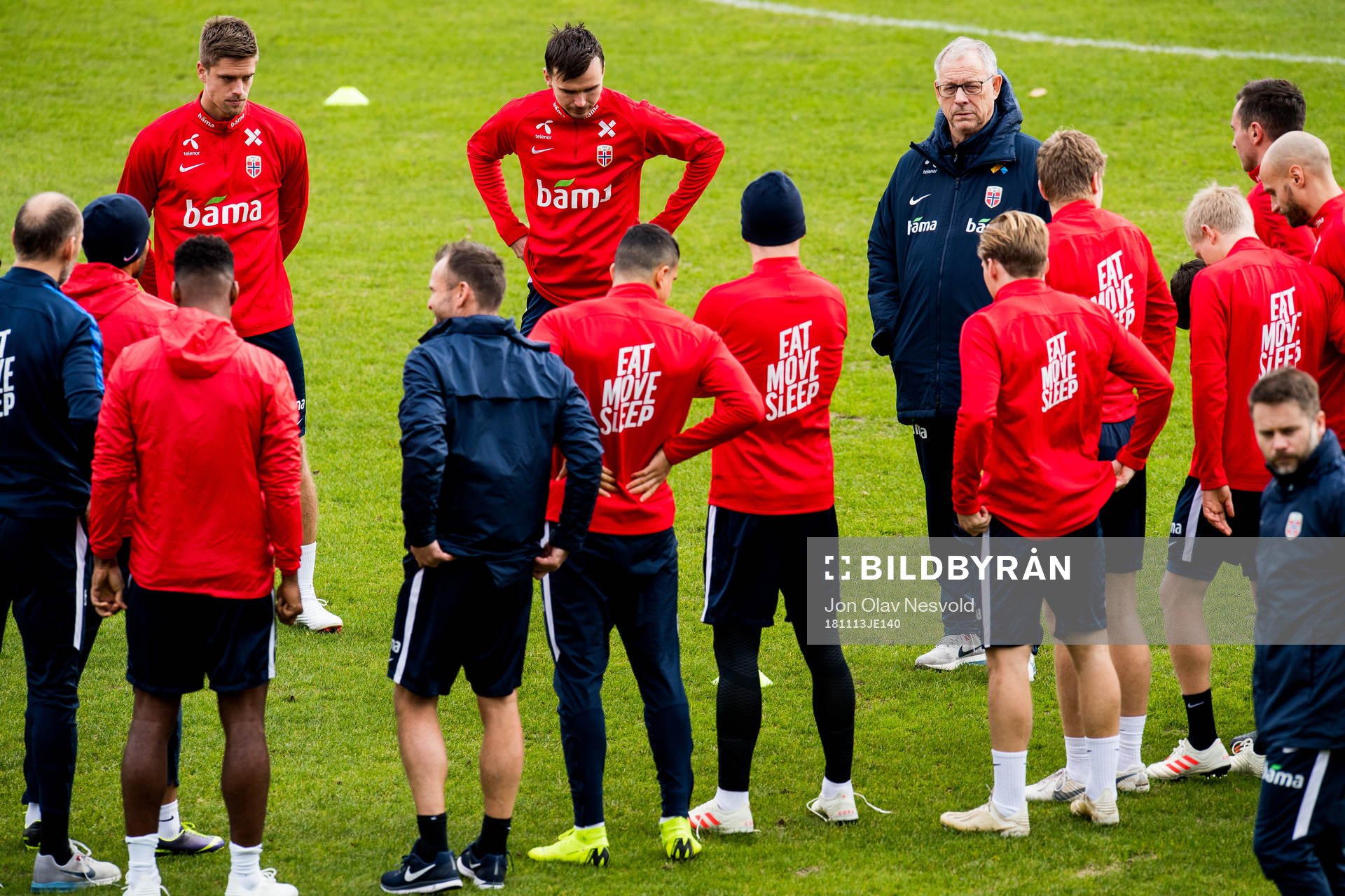 Lars Lagerbäck, head coach of Norway