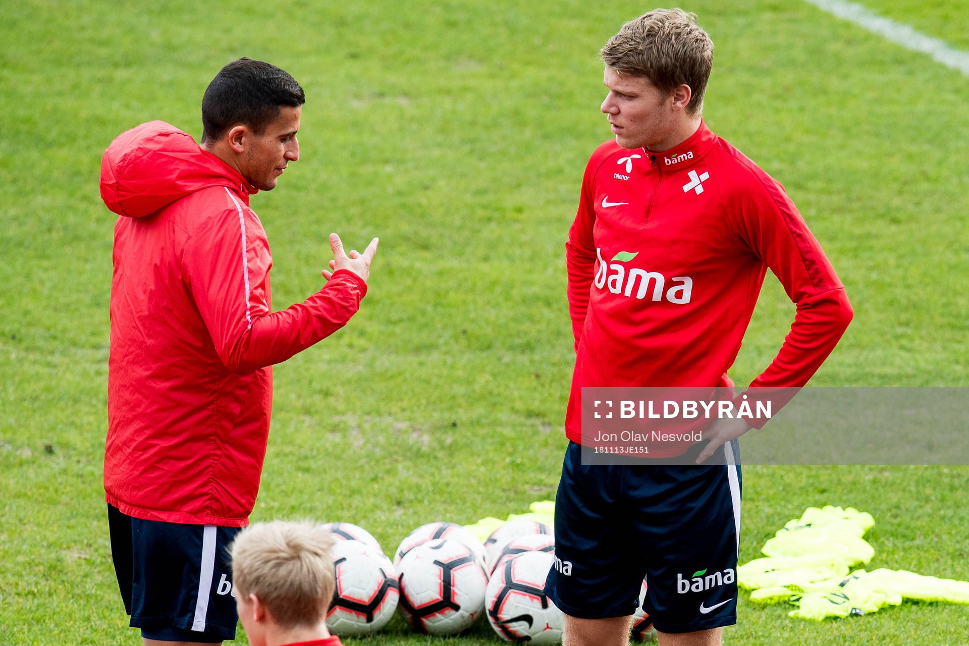 Omar Elabdellaoui and Sigurd Rosted of Norway