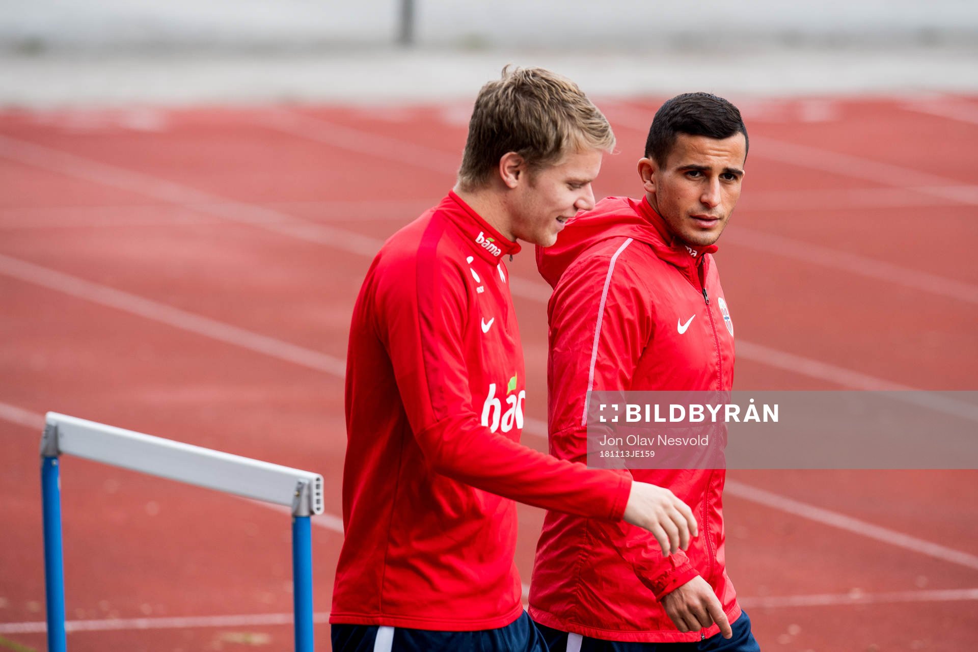 Sigurd Rosted and Omar Elabdellaoui of Norway
