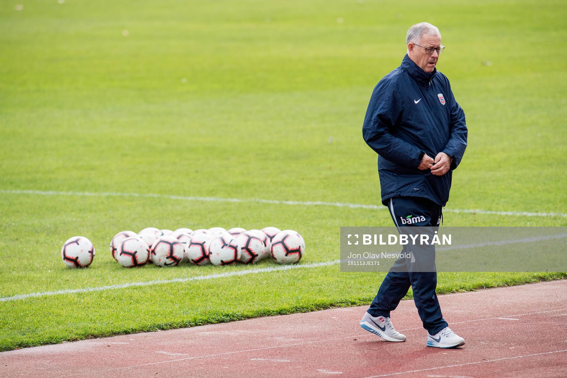 Lars Lagerbäck, head coach of Norway