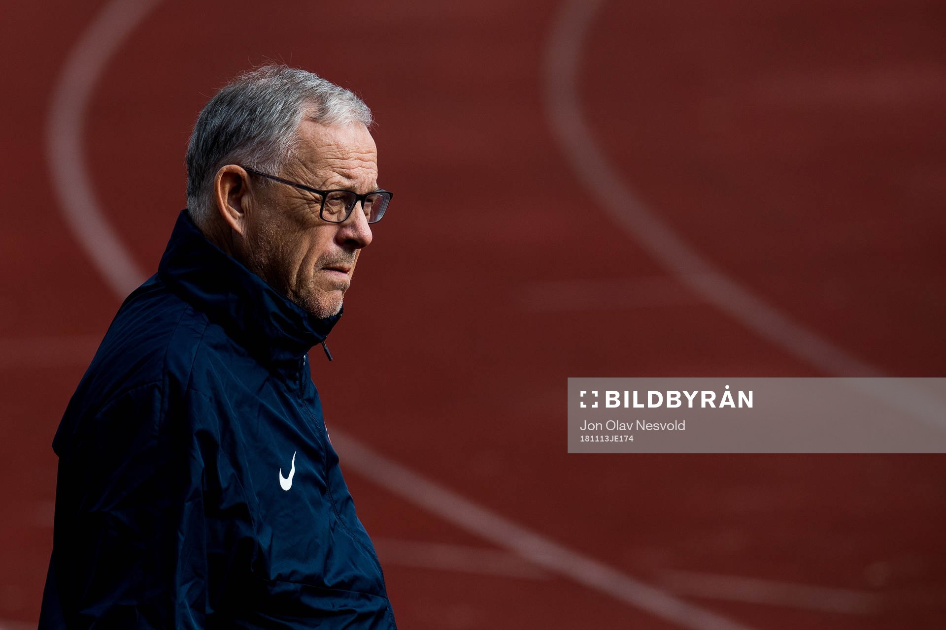 Lars Lagerbäck, head coach of Norway