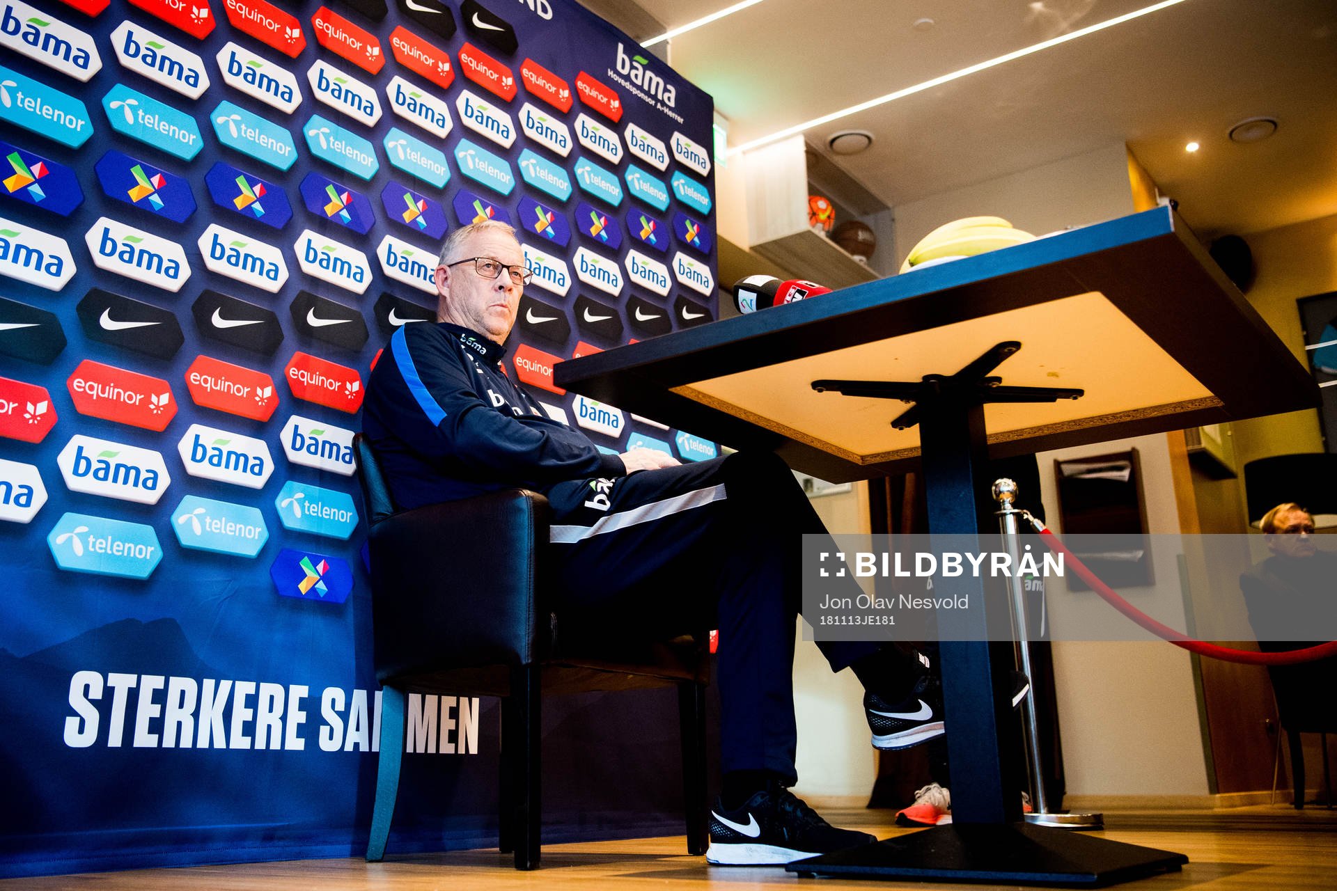 Lars Lagerbäck, head coach of Norway