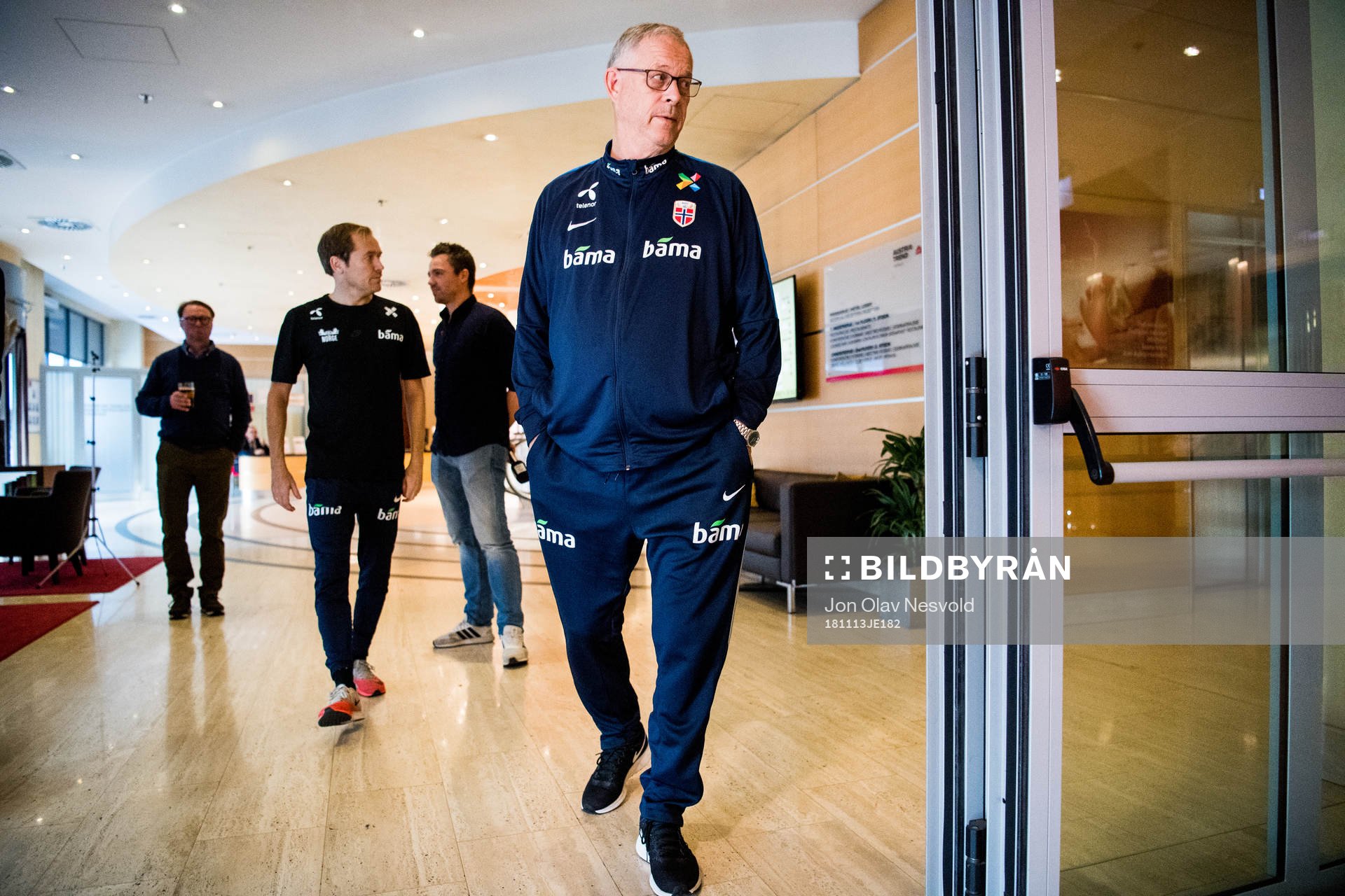 Lars Lagerbäck, head coach of Norway