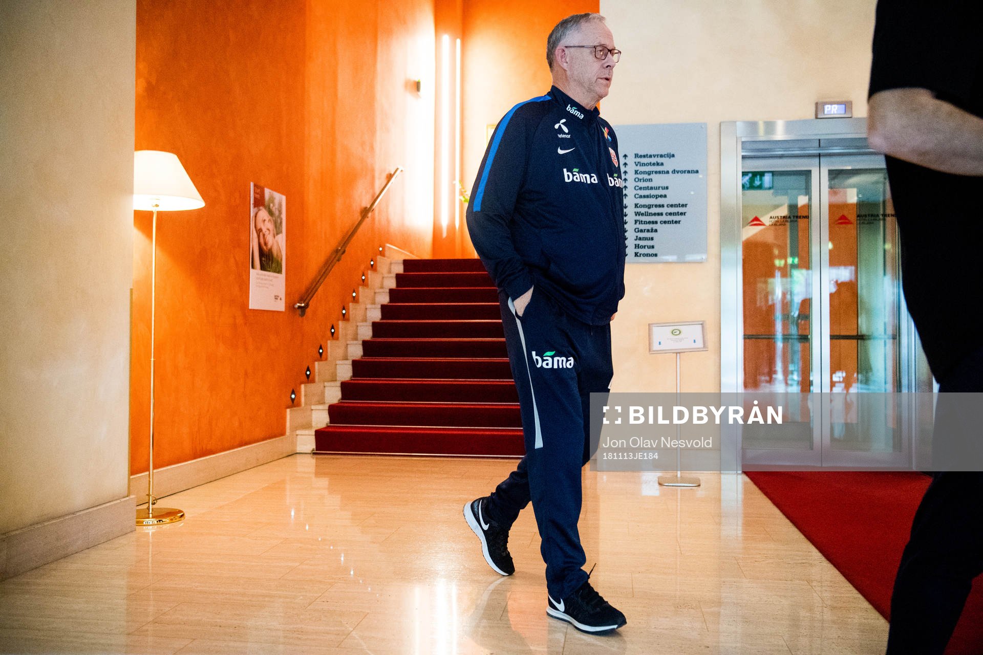 Lars Lagerbäck, head coach of Norway