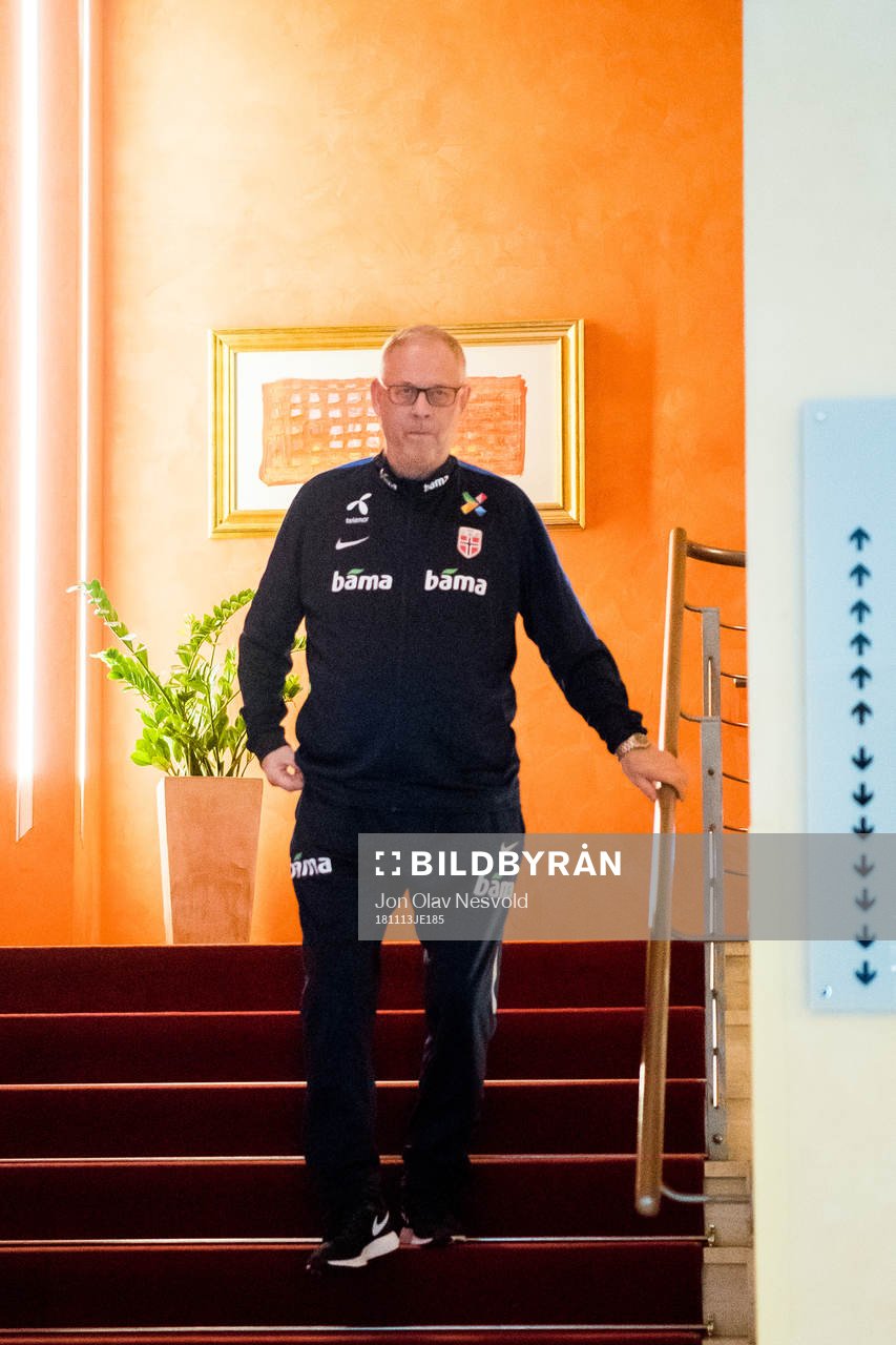 Lars Lagerbäck, head coach of Norway