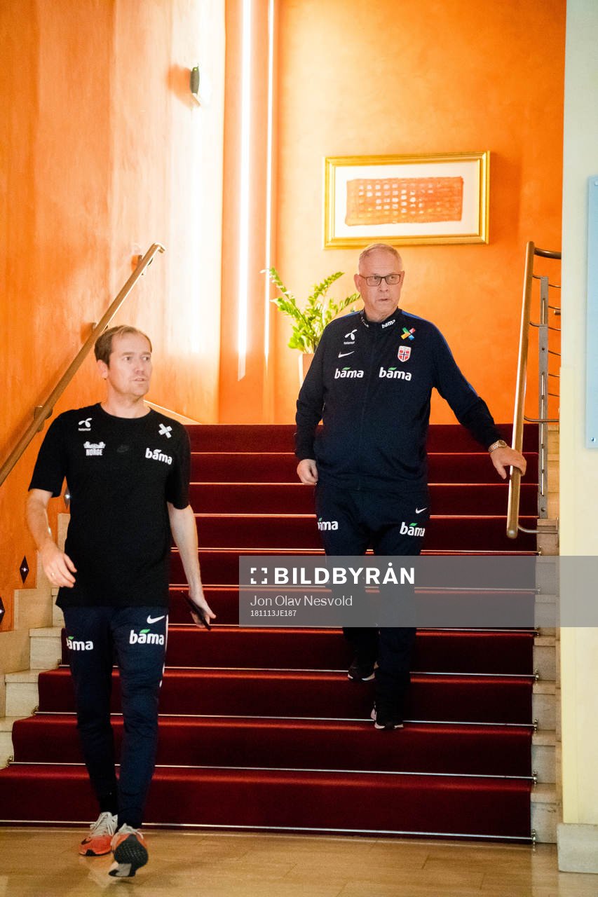 Svein Graff, head of communications of NFF, and Lars