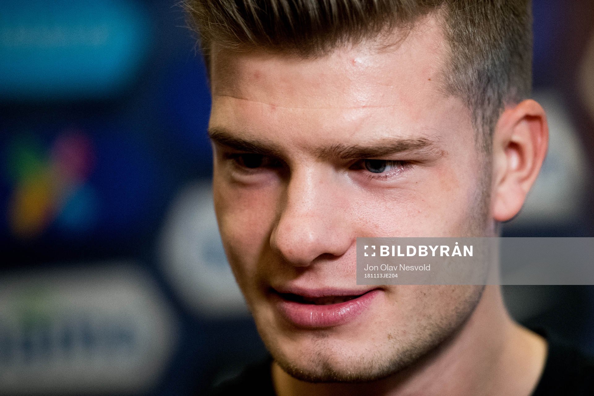 Alexander Sørloth of Norway