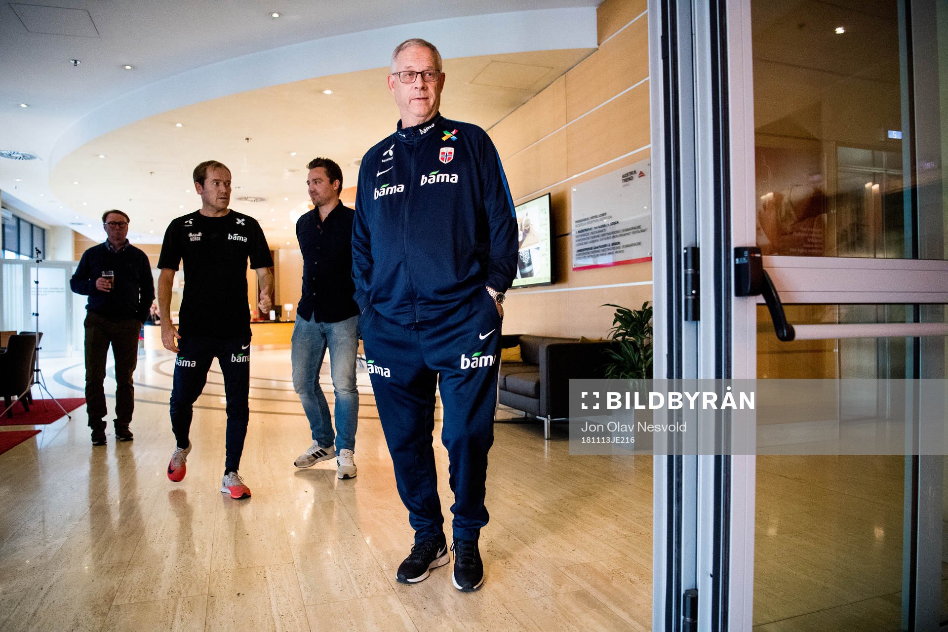 Lars Lagerbäck, head coach of Norway