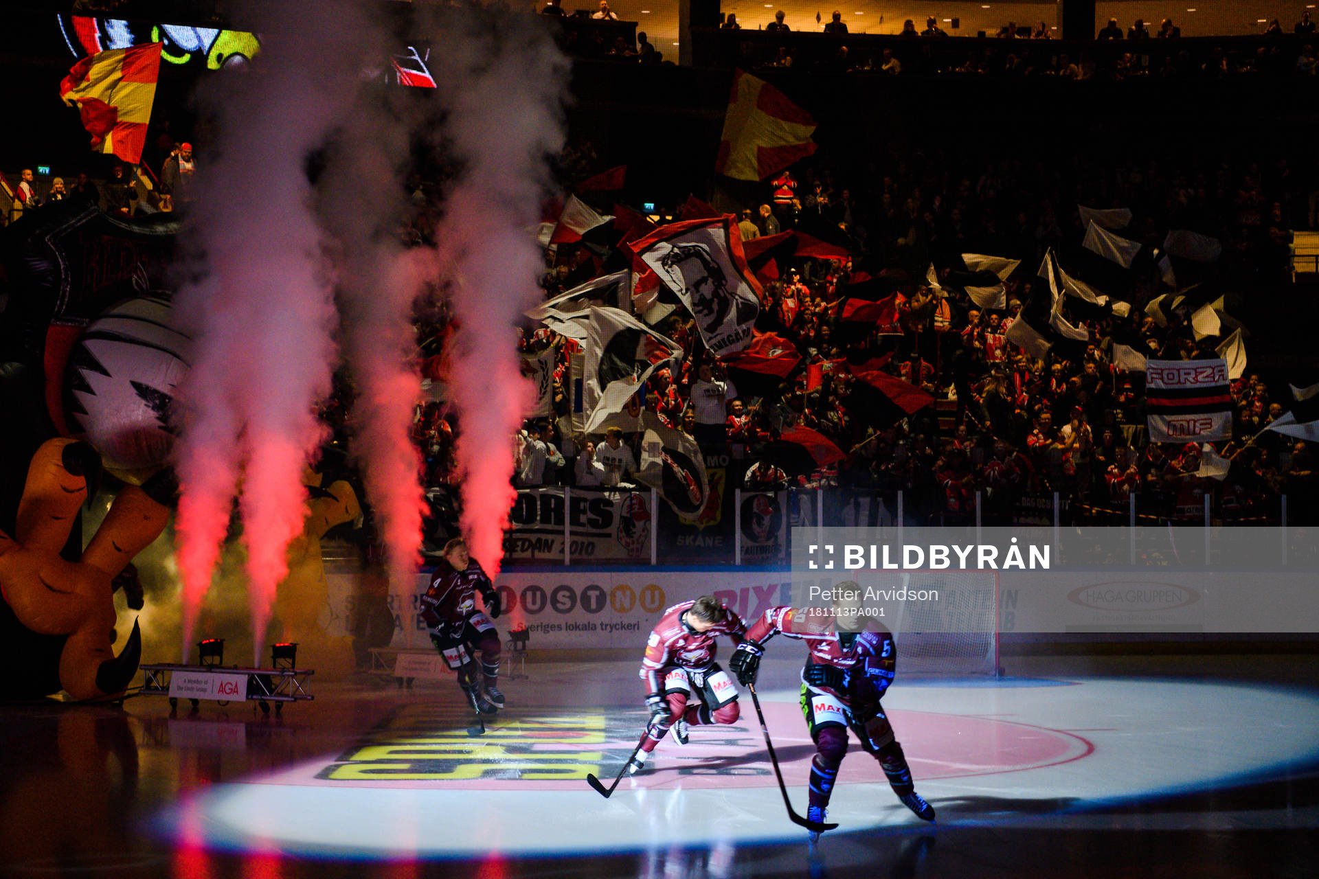 Malmö Redhawks spelare gör entré