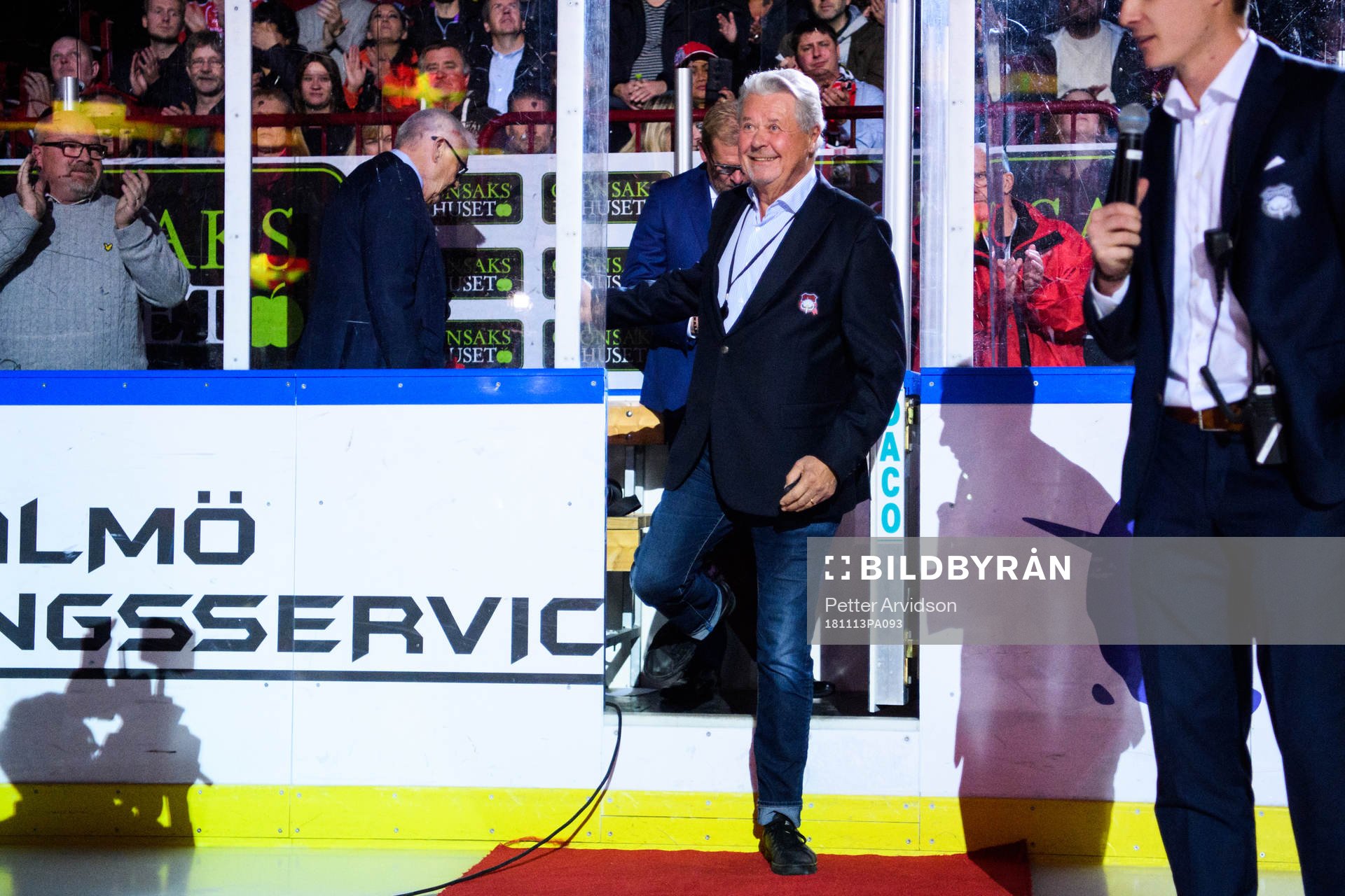 Percy Nilsson när Malmö Arena firar 10år