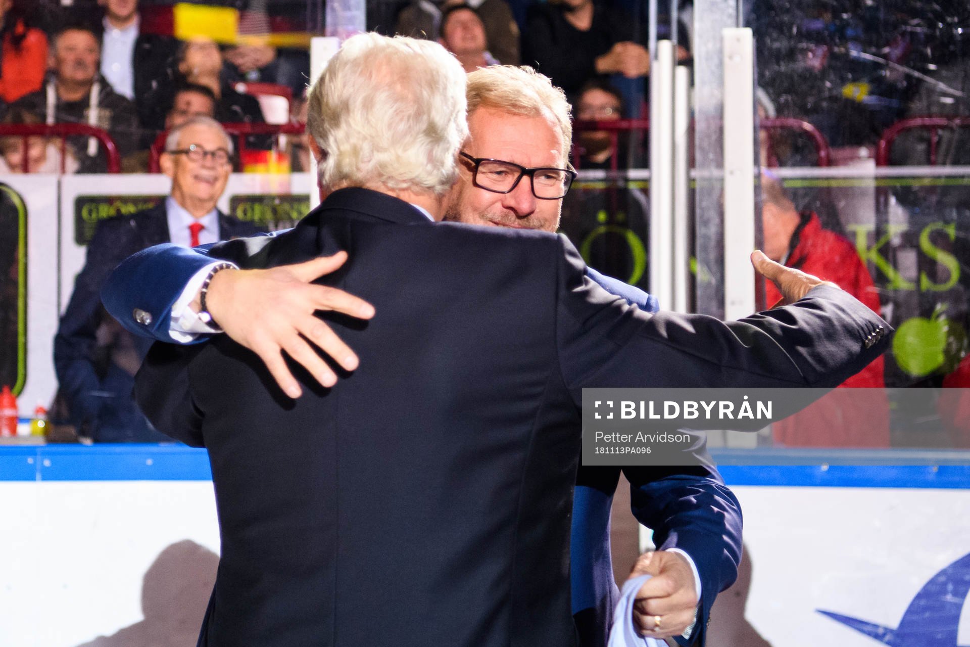 Malmö Redhawks sportchef Patrik Sylvegård och Percy