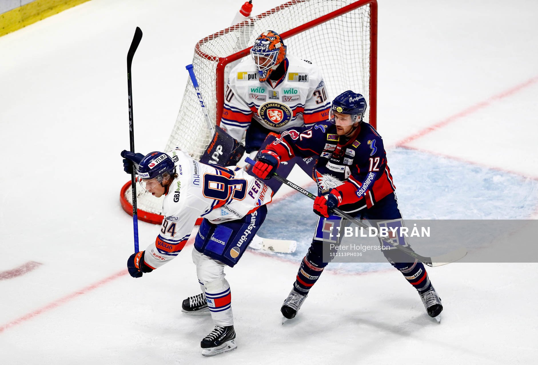 Växjös Joel Persson ochLinköpings Sebastian Karlsson