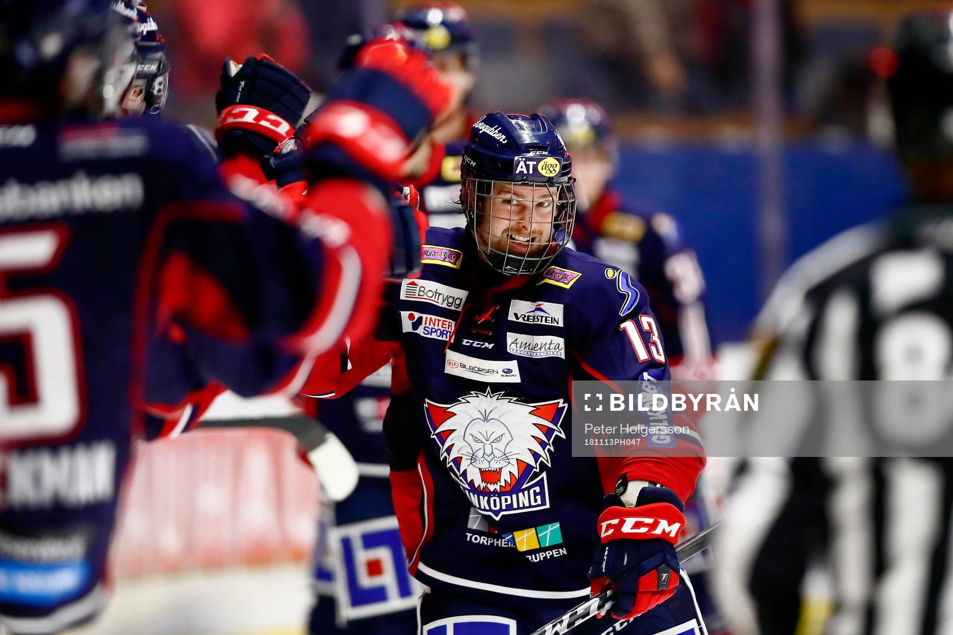 Linköpings Andrew Gordon jublar