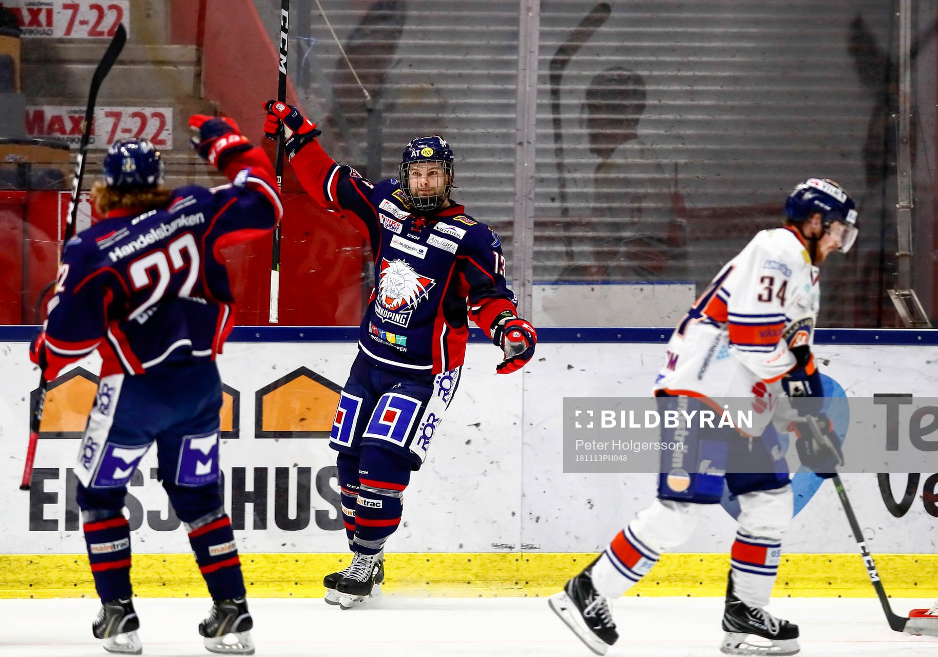 Linköpings Andrew Gordon jublar