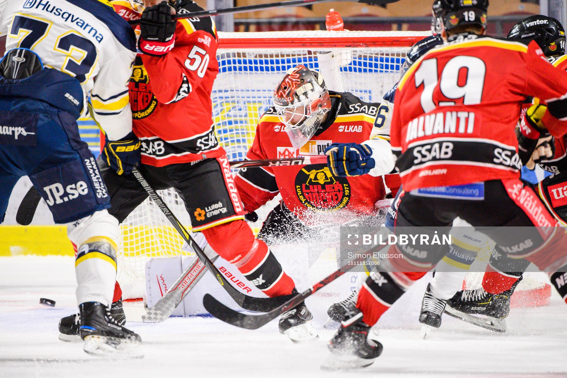 Luleås målvakt Joel Lassinantti