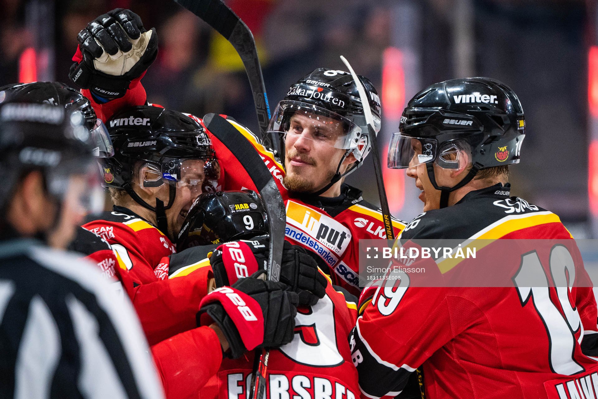 Luleås Emil Larsson jublar