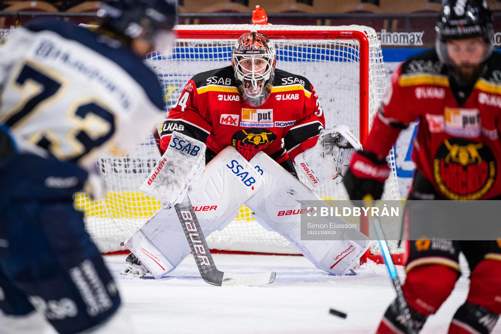 Luleås målvakt Joel Lassinantti