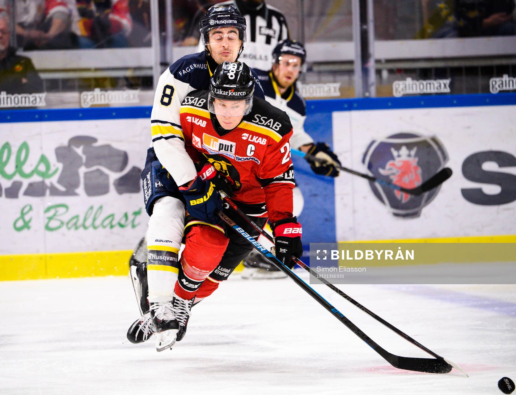 s Nils Andersson och Luleås Erik Gustafsson