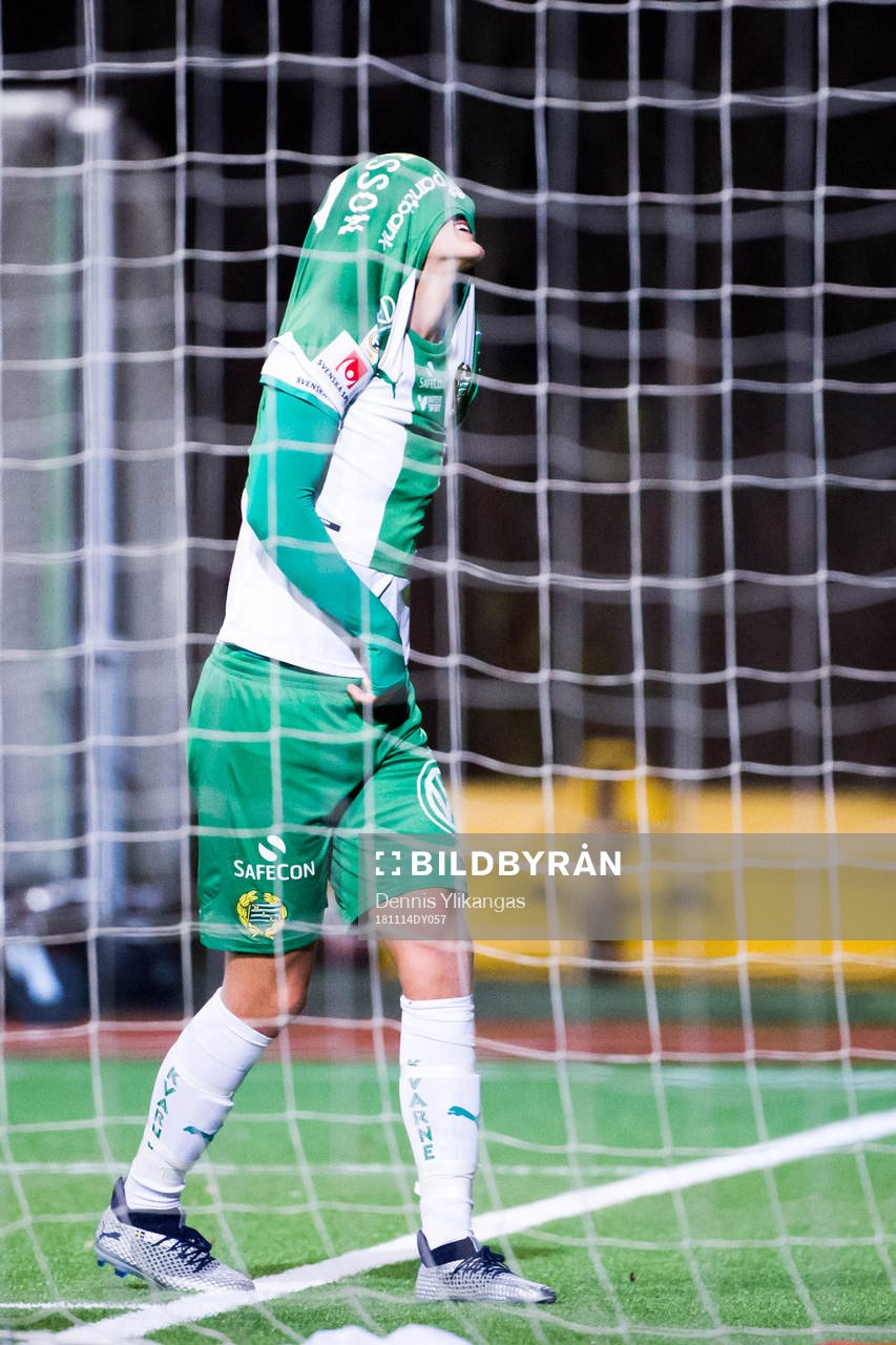 Hammarbys  Leo Bengtsson deppar