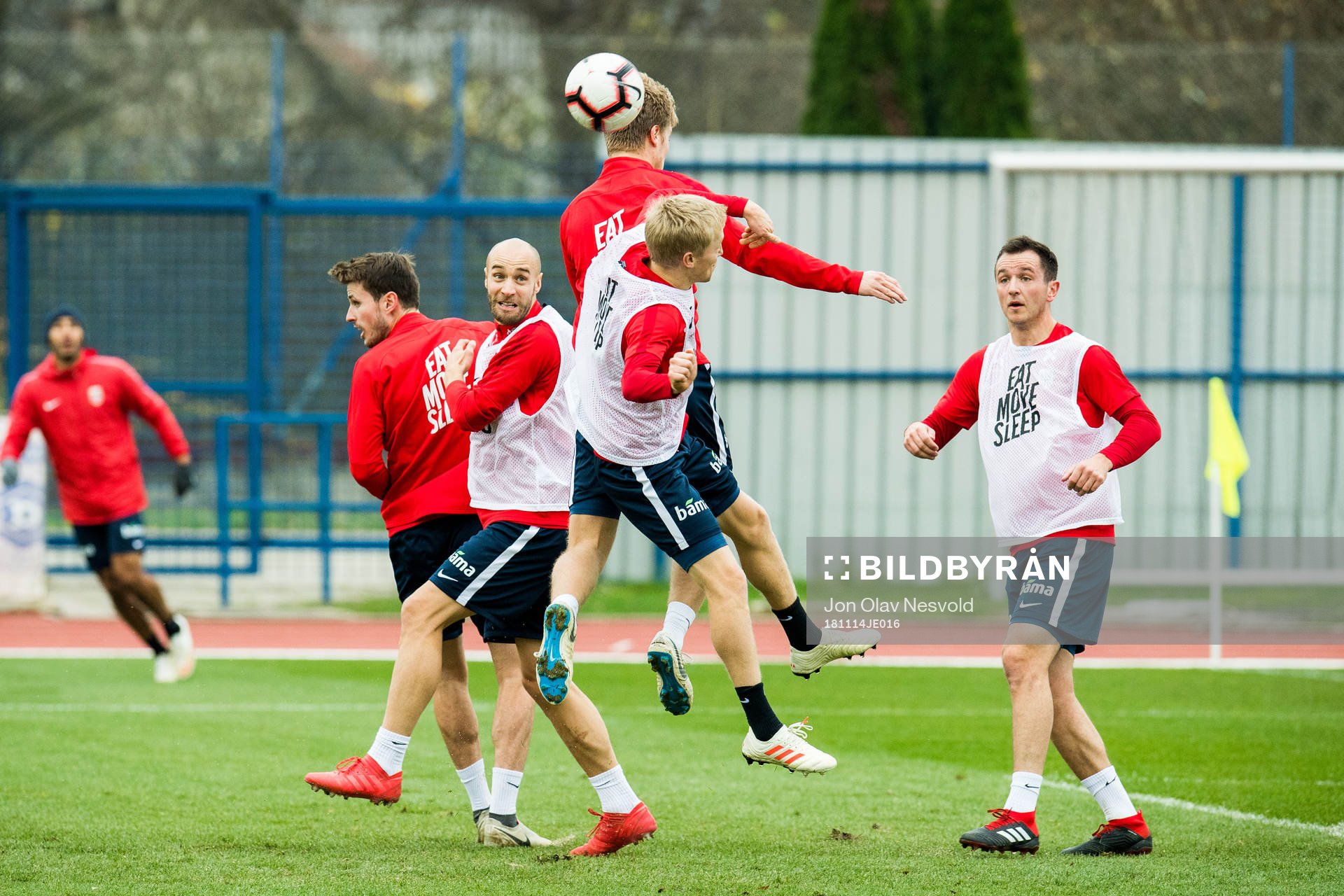 Håvard Nordtveit, Tore Reginiussen, Birger Meling and Even