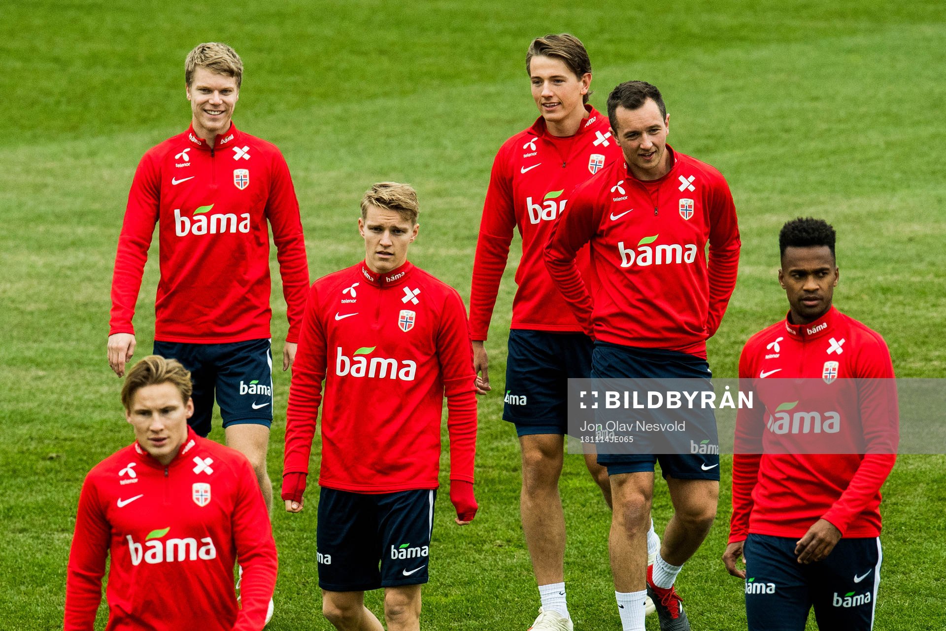 Jonas Svensson, Sigurd Rosted, Martin Ødegaard, Sander