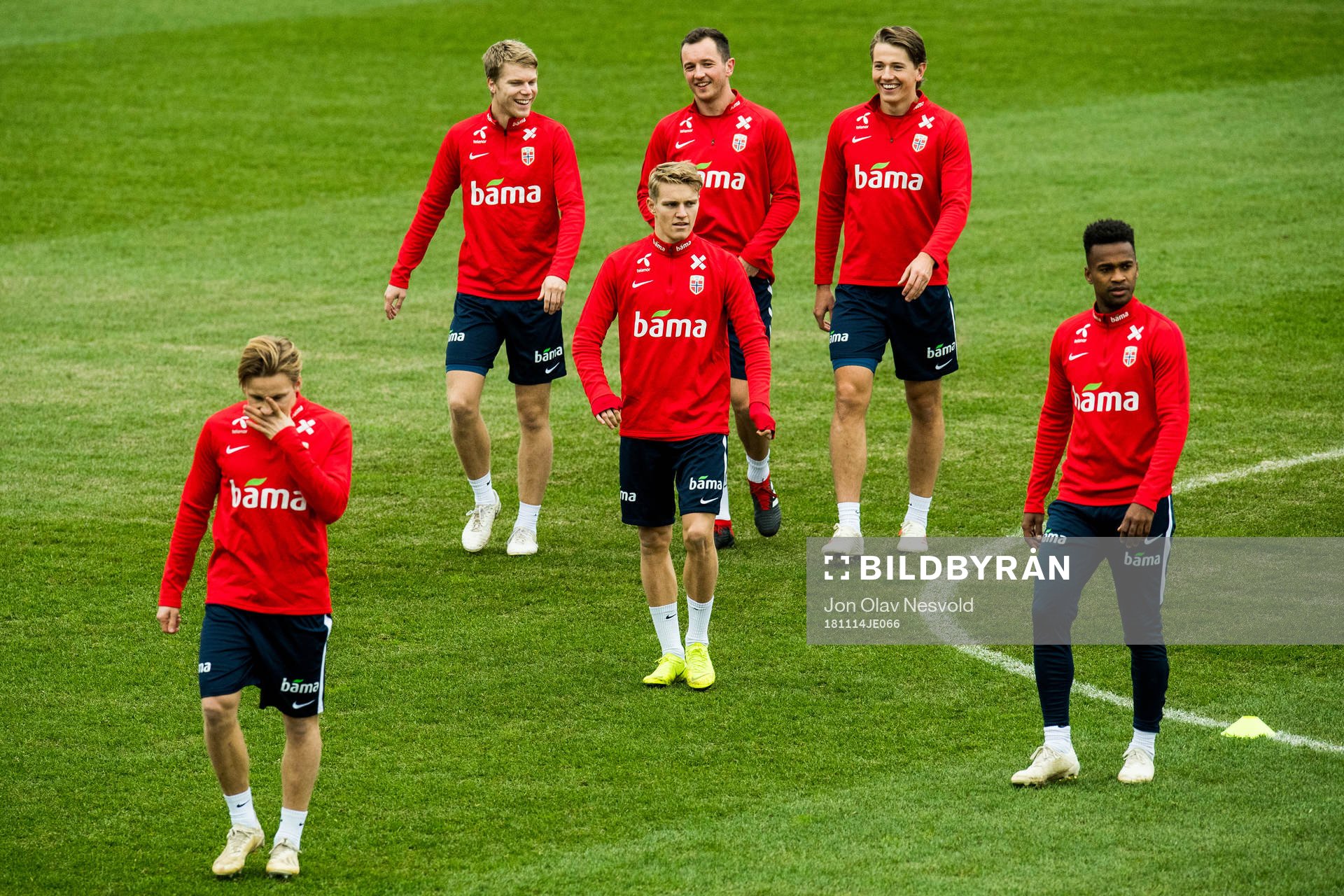 Jonas Svensson, Sigurd Rosted, Martin Ødegaard, Sander