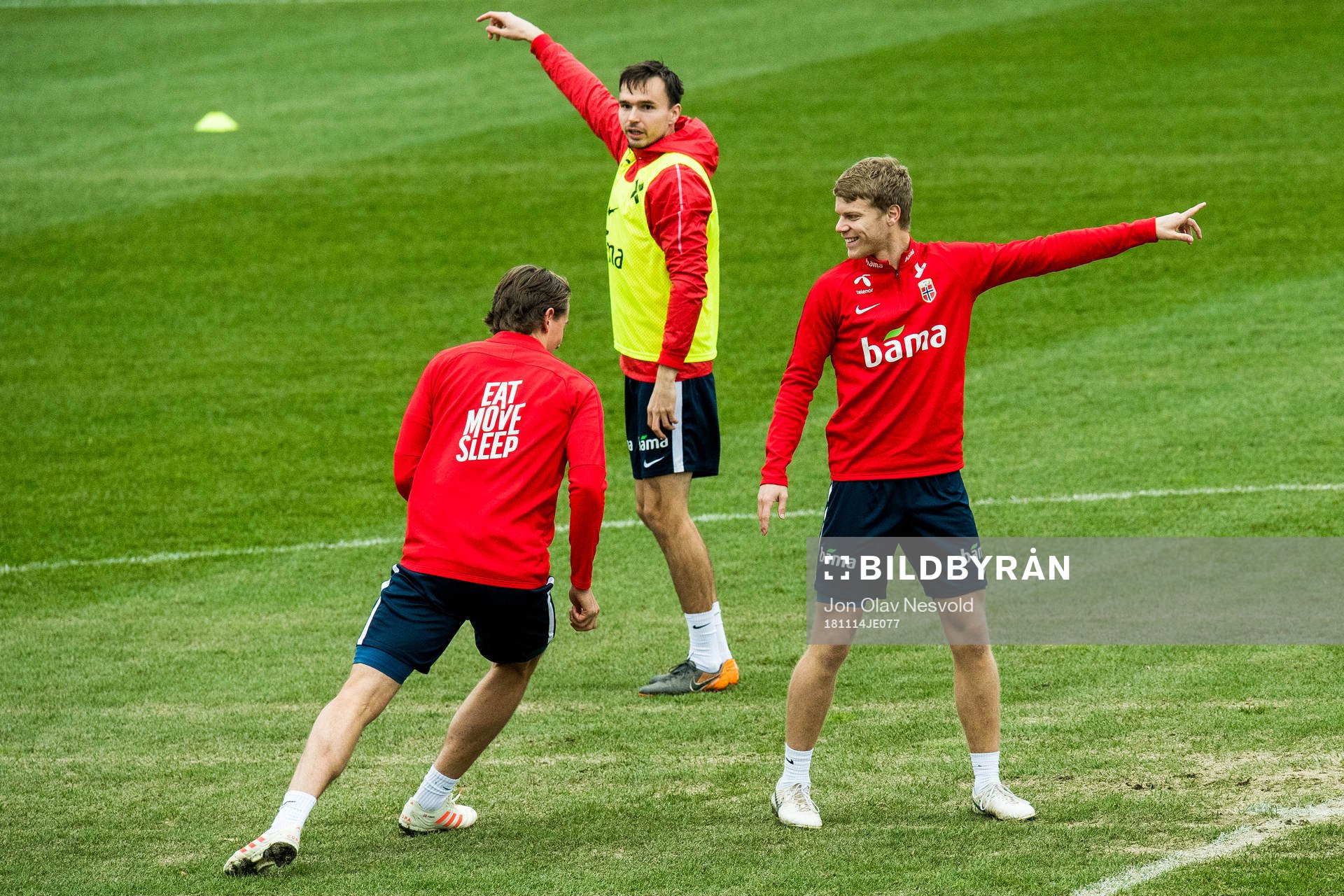 Sander Berge, Ole Kristian Selnæs and Sigurd Rosted of