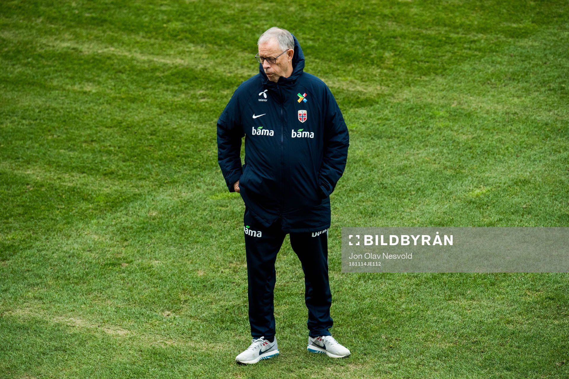 Lars Lagerbäck, head coach of Norway
