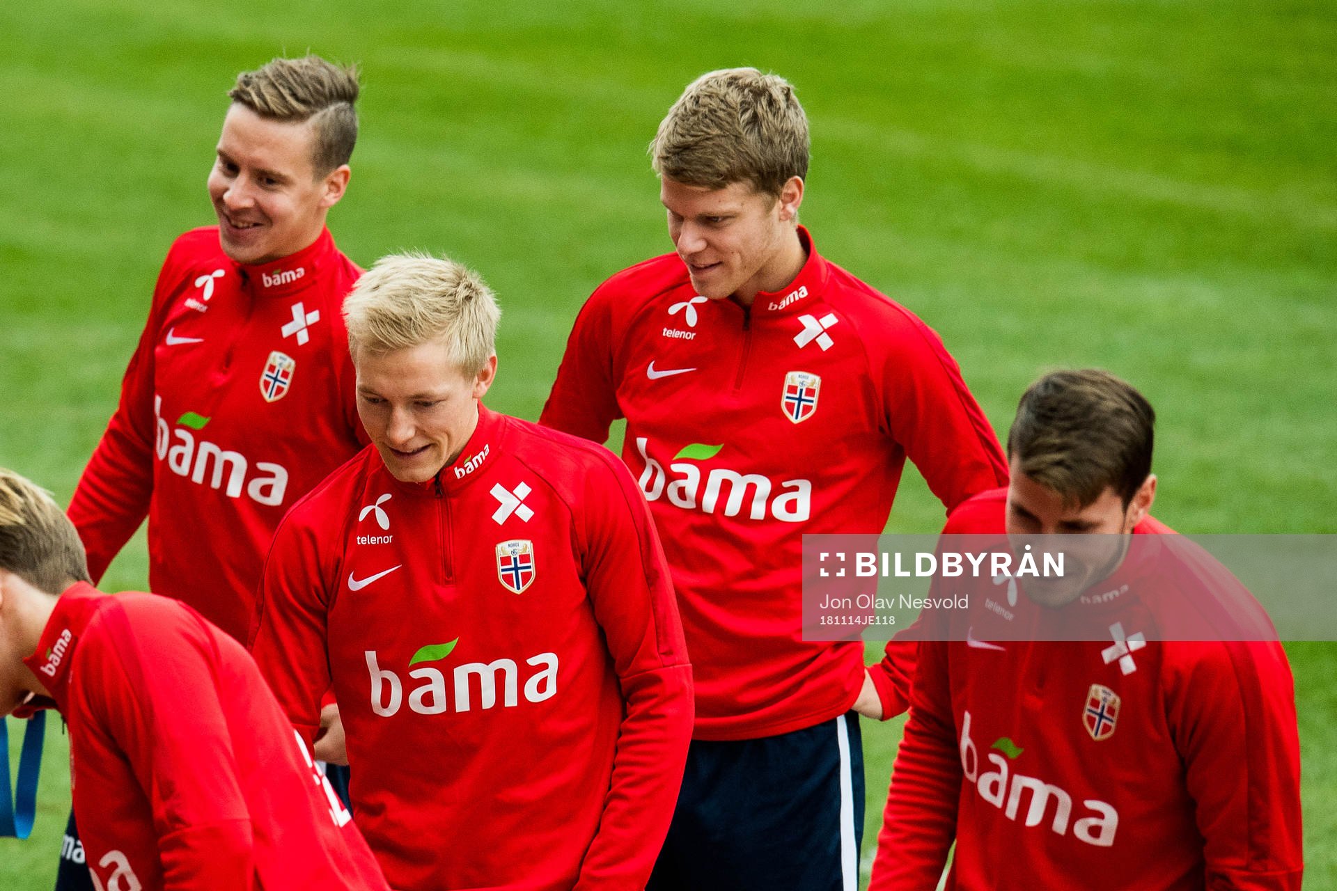 Stefan Johansen, Birger Meling, Sigurd Rosted and Håvard