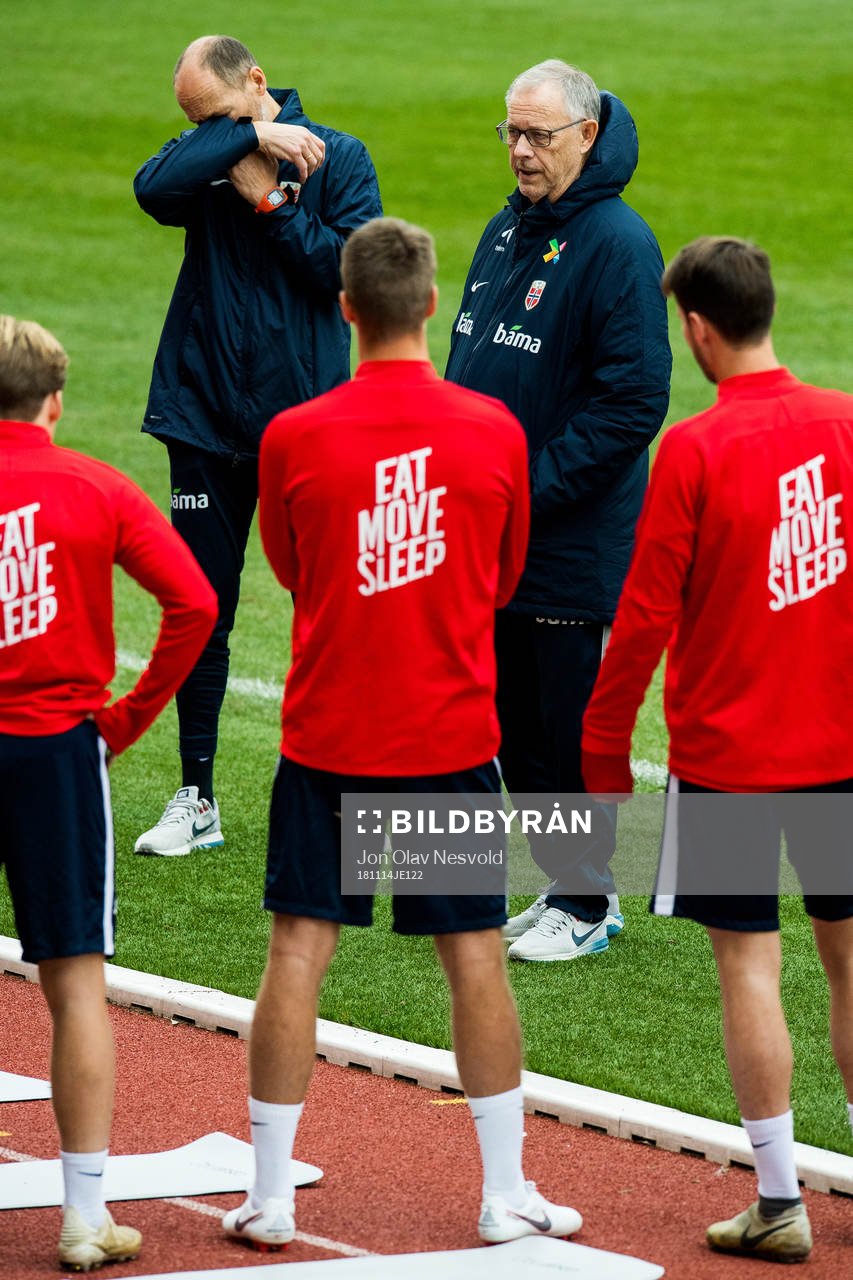 Lars Lagerbäck, head coach of Norway