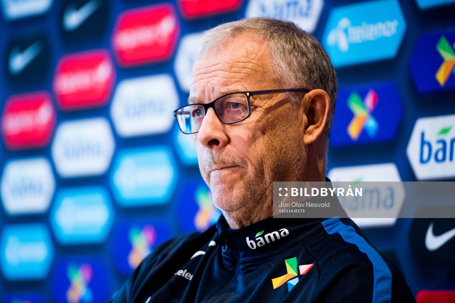 Lars Lagerbäck, head coach of Norway