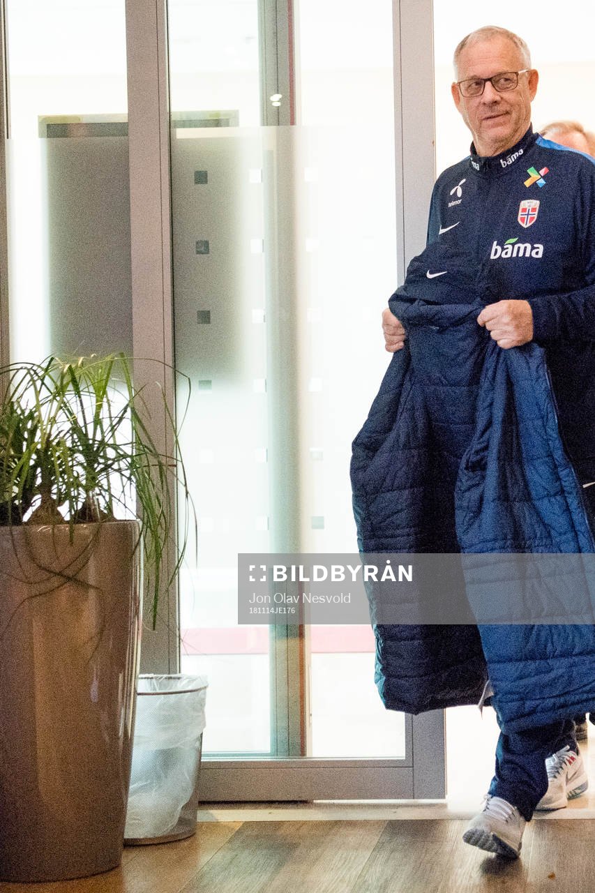 Lars Lagerbäck, head coach of Norway