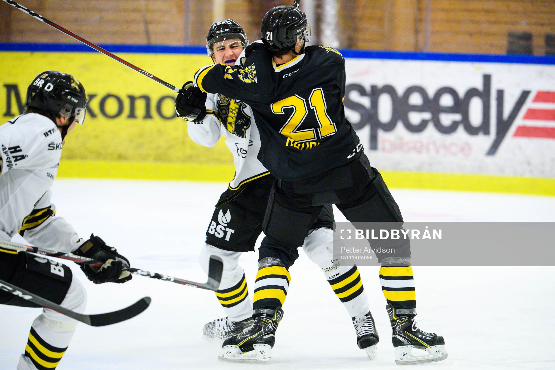 s Joakim Lilliehöök och Panterns Lucas Haudum