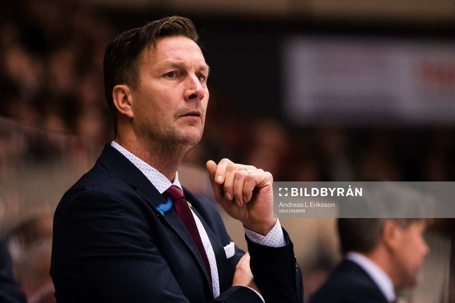 Färjestads tränare Johan Pennerborn