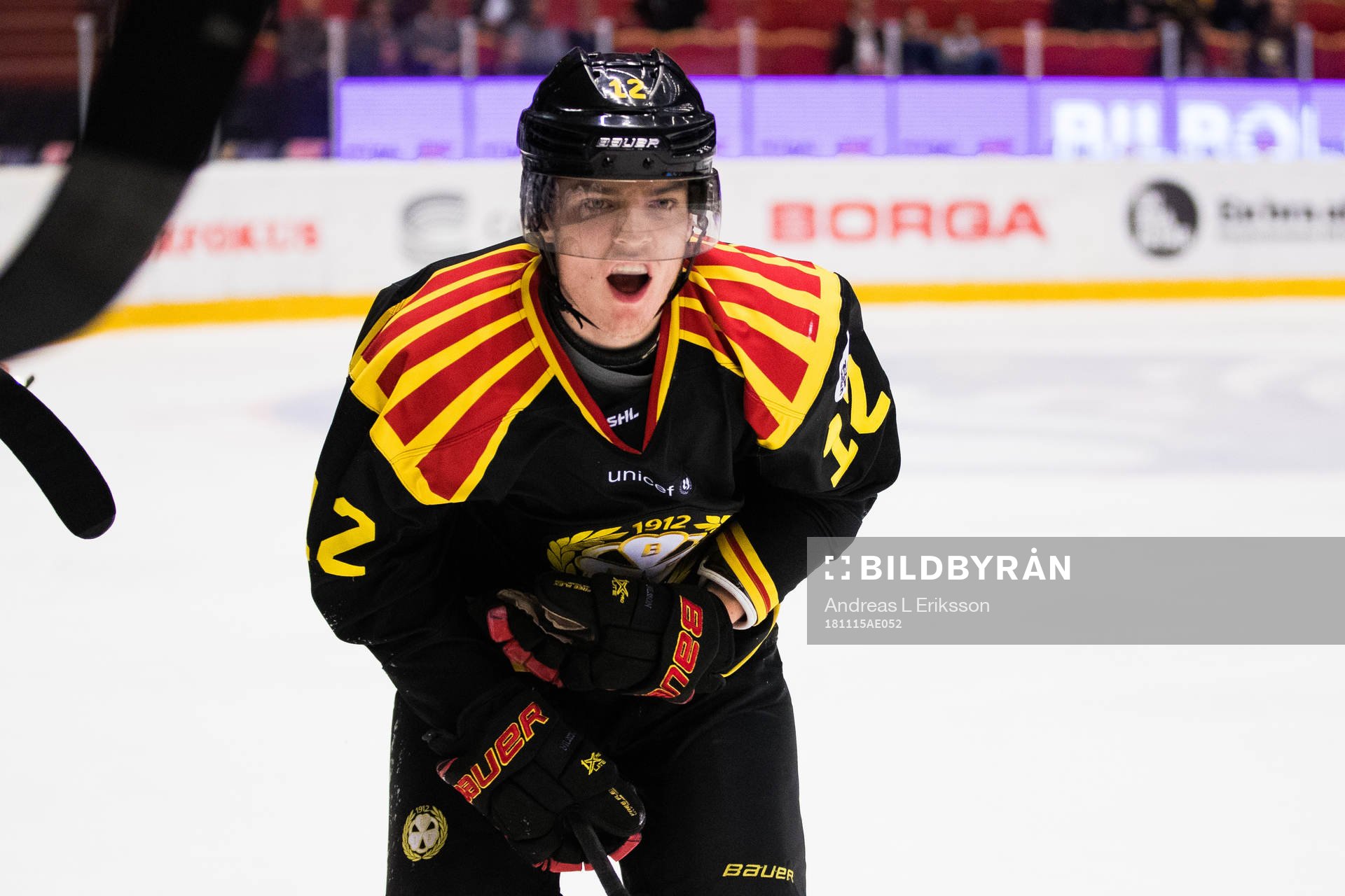 Brynäs Samuel Asklöf har ont