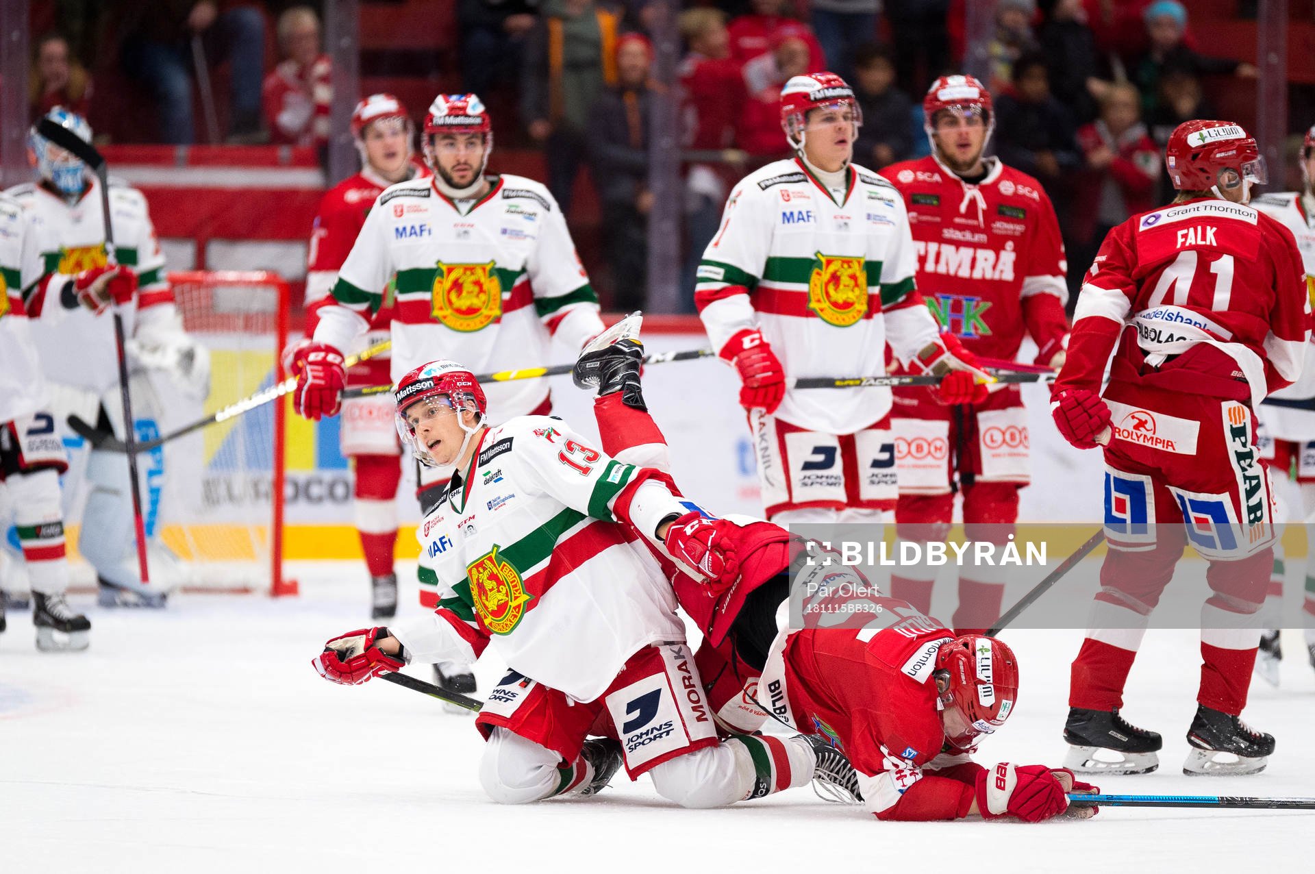Moras Emil Bejmo och Timrås Patrik Blomberg
