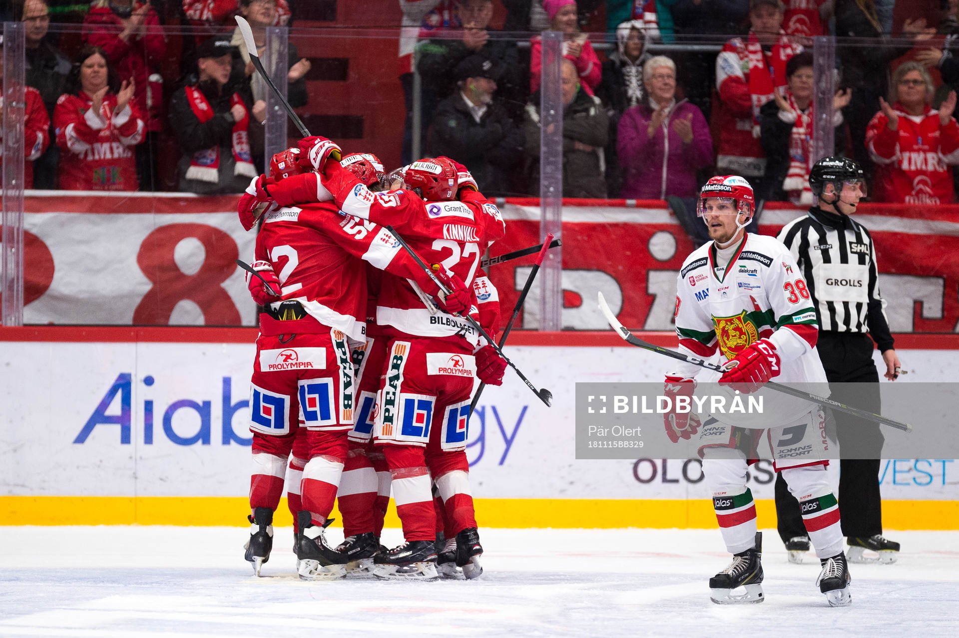 Timrå och Rickard Palmberg jublar
