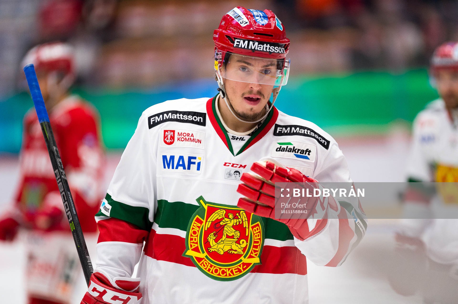 Moras Robin Johansson jublar