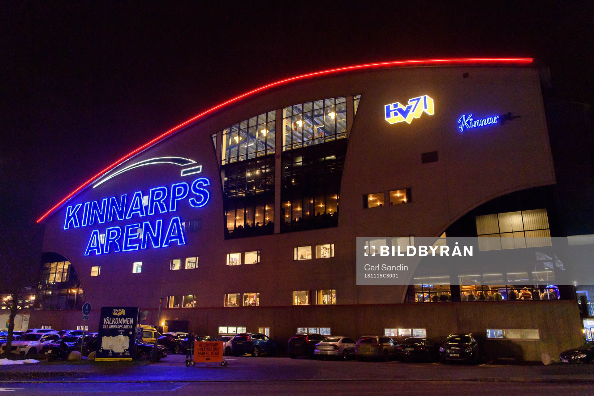 Exteriör av Kinnarps Arena