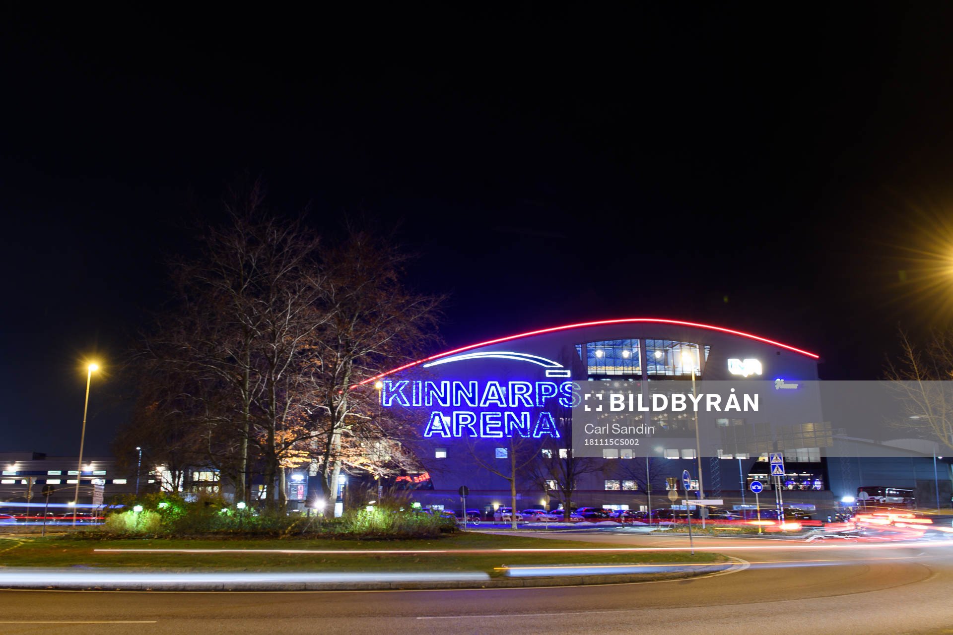 Exteriör av Kinnarps Arena