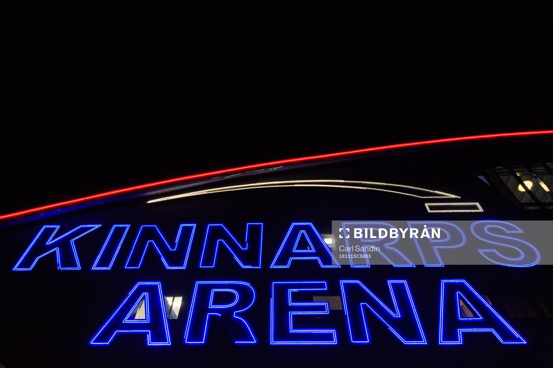 Exteriör av Kinnarps Arena