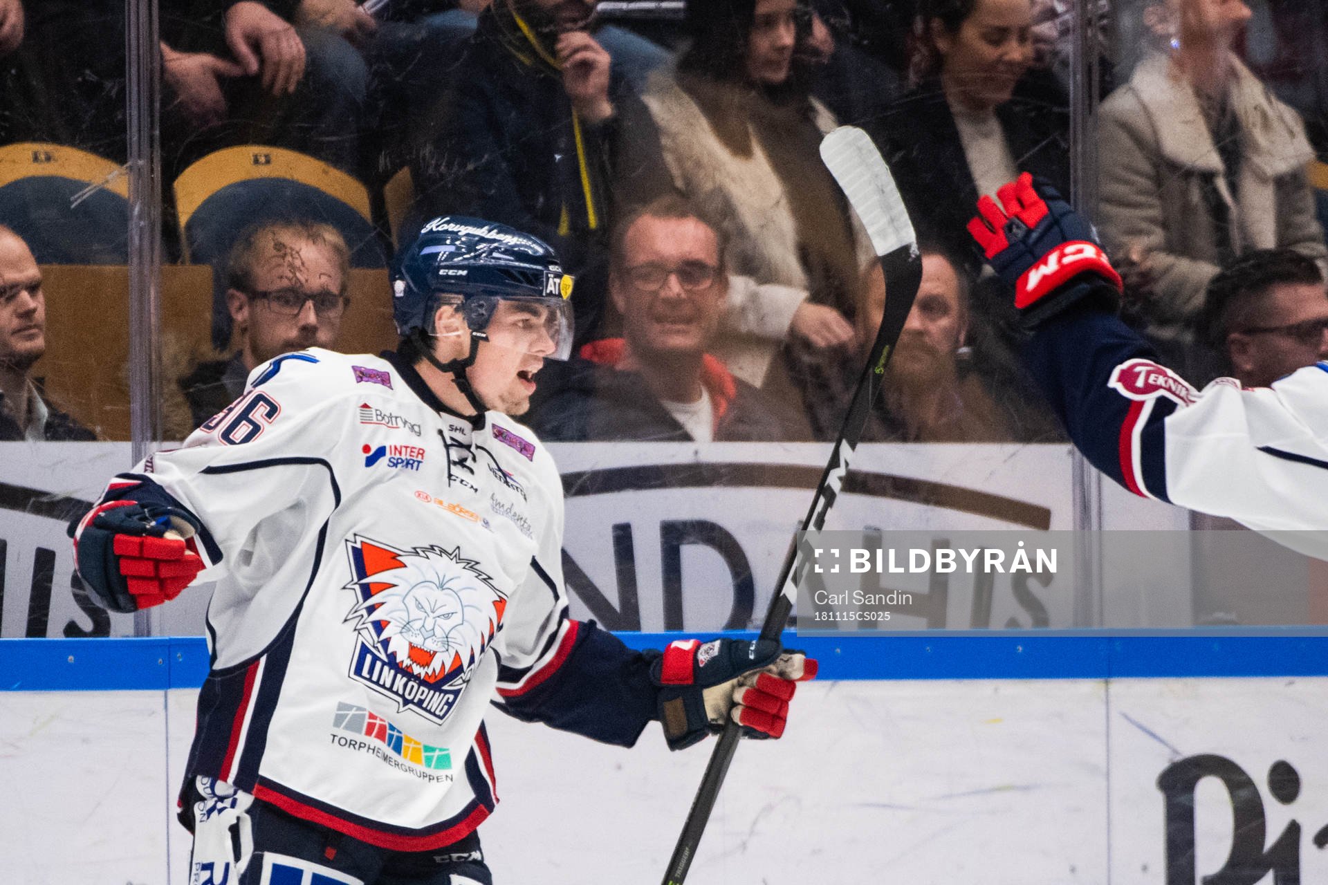 Linköpings Filip Karlsson jublar