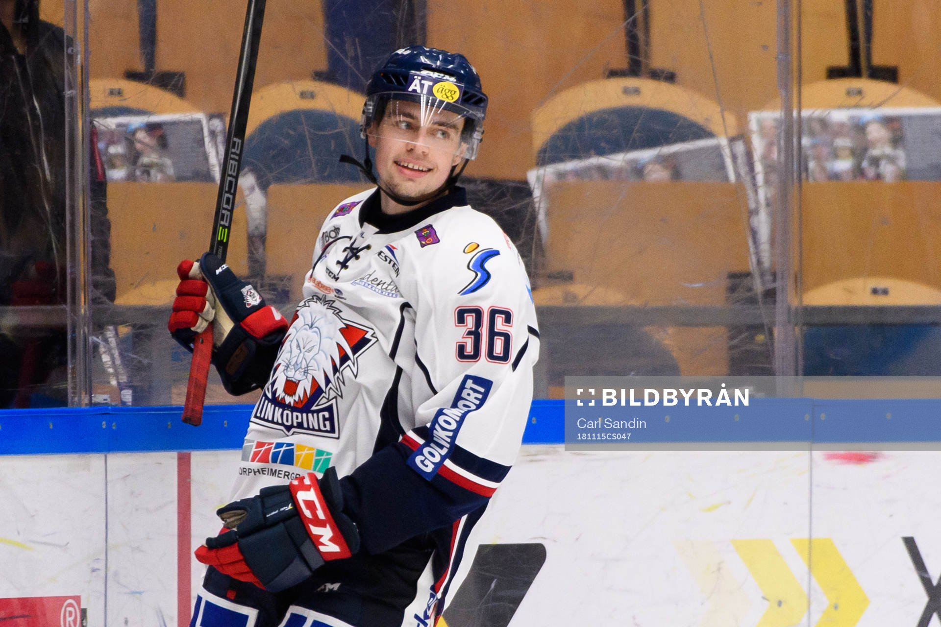Linköpings Filip Karlsson jublar