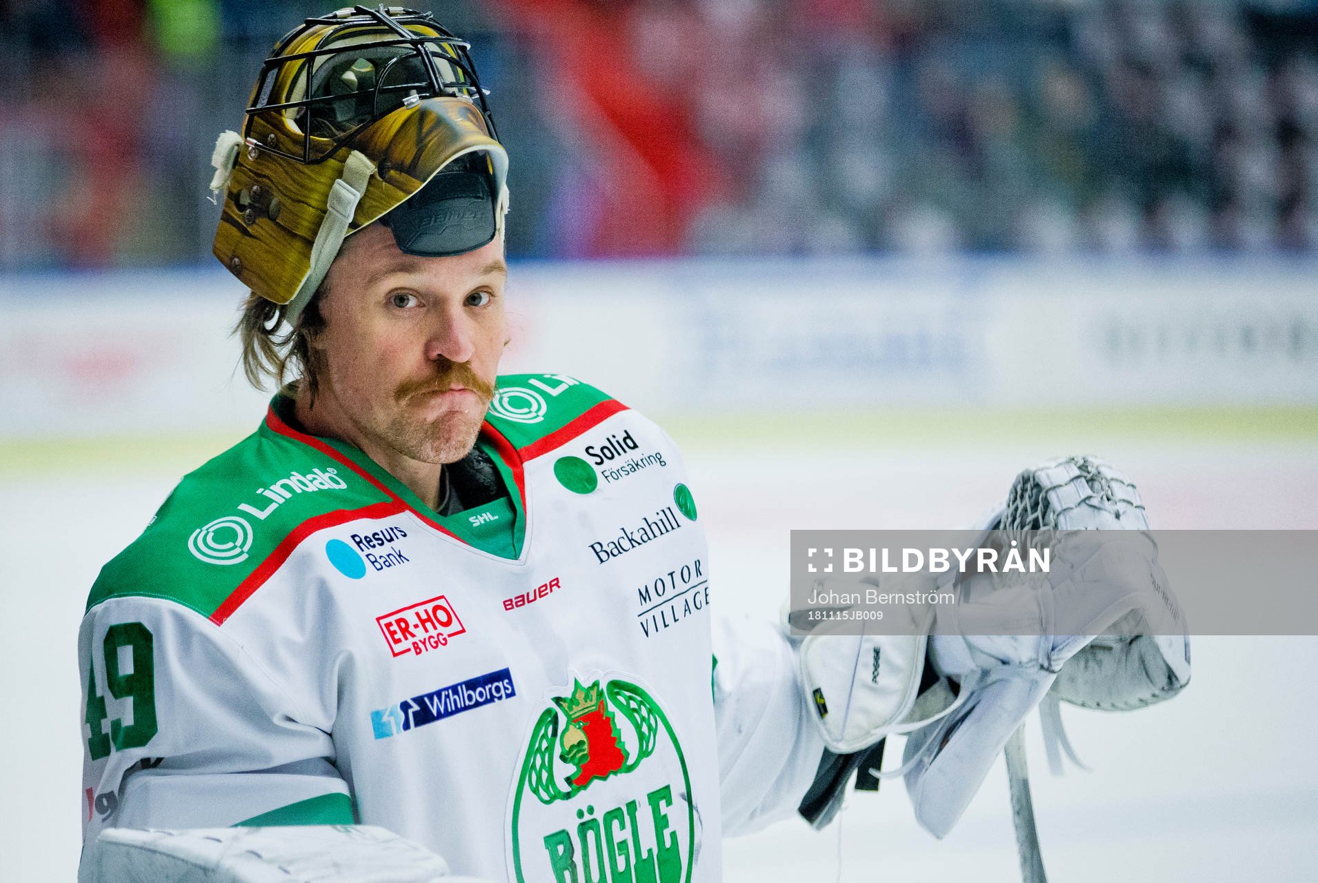 Rögles målvakt Justin Pogge