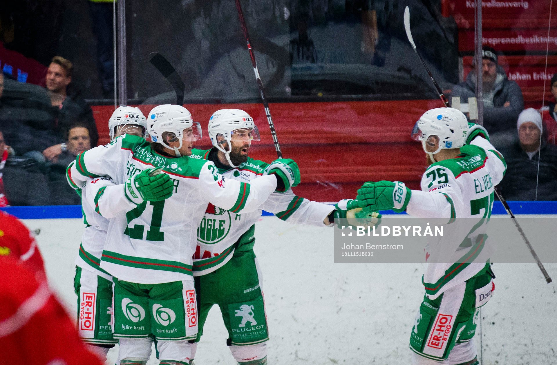 Rögles Taylor Matson gör 0-2 och jublar