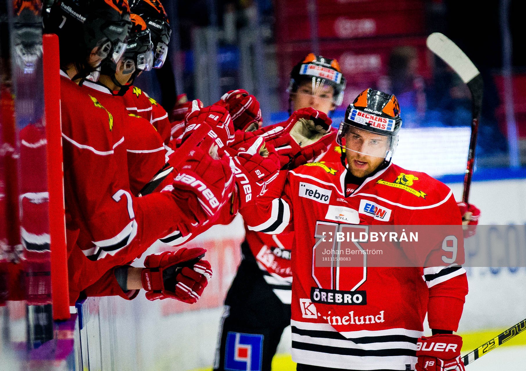 Örebros Tylor Spink gör 1-2 och jublar