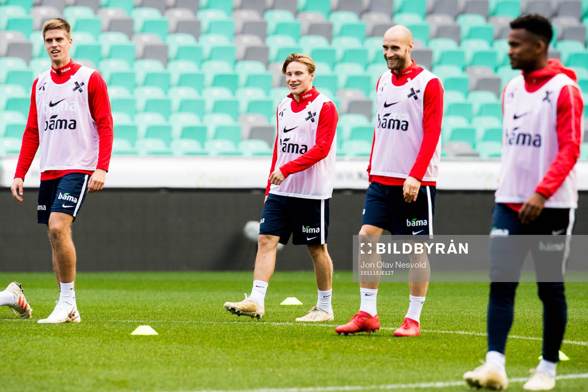 Markus Henriksen, Jonas Svensson, Tore Reginiussen and Ola